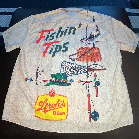 Hardaddy NWT Vintage Fishing Graphic Men's Shirt XXL - Picture 5 of 10